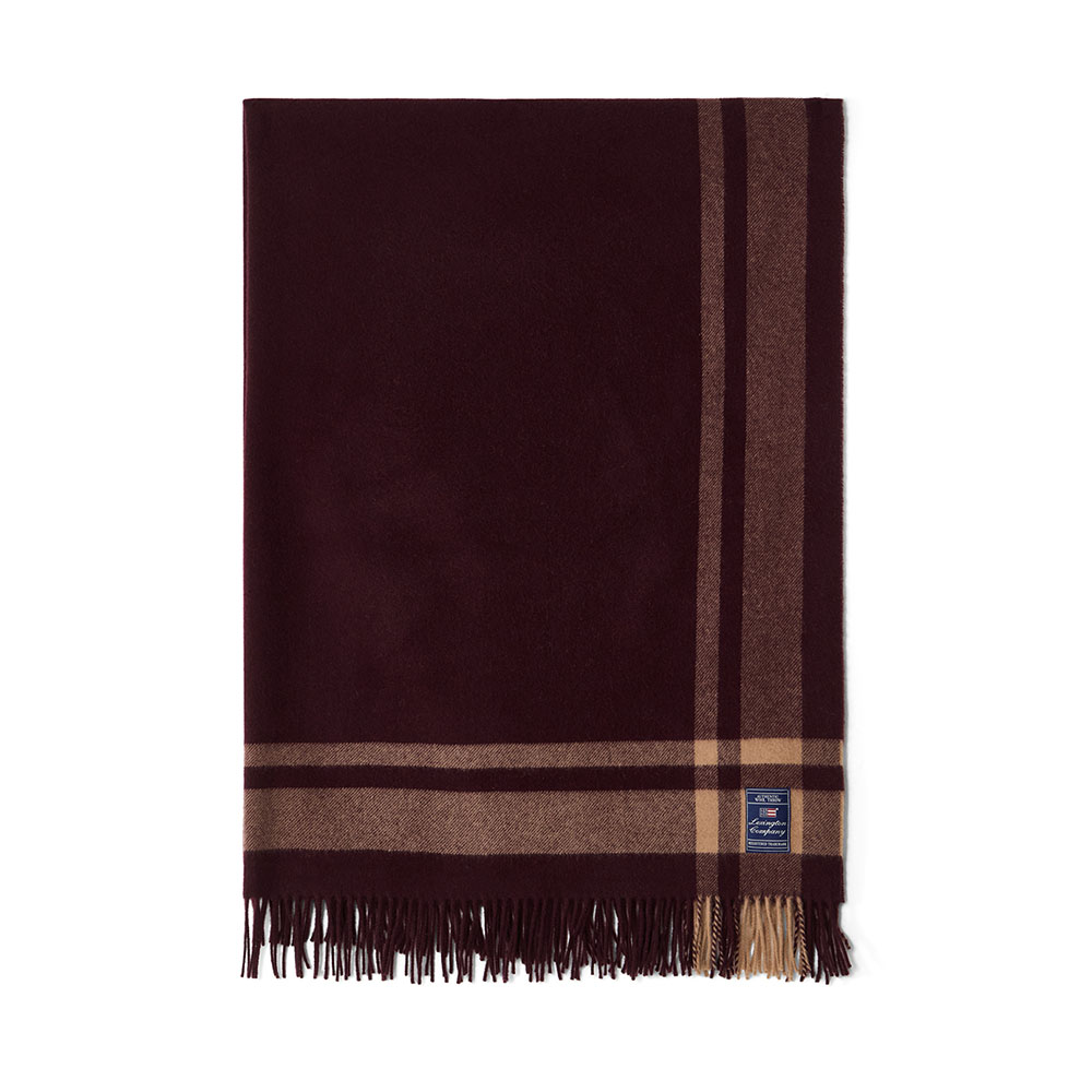 Lexington Frame Striped Recycled Wool Pl&auml;d